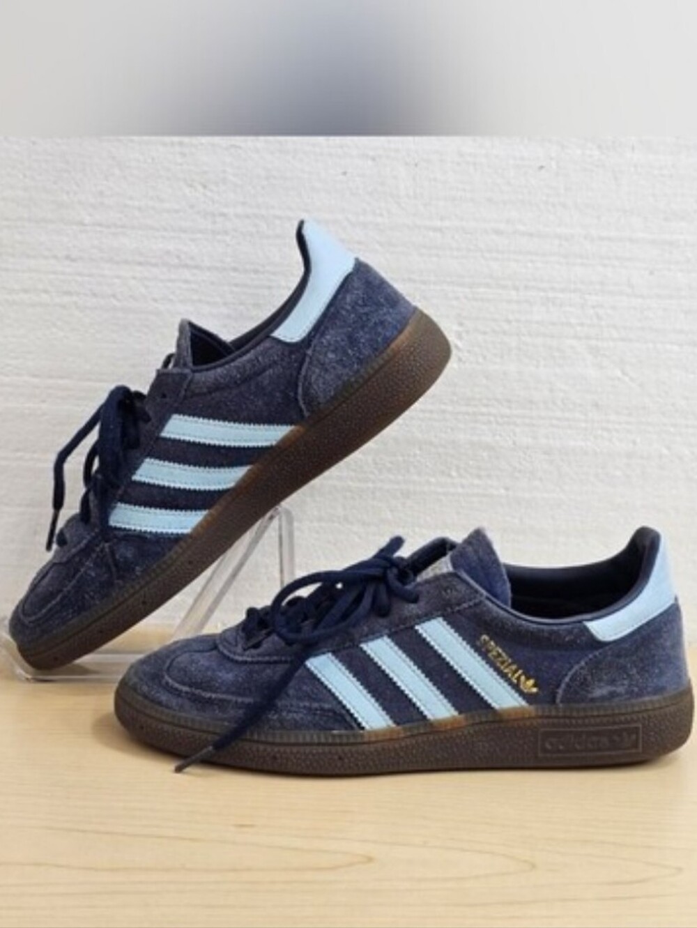 Adidas Originals Handball Spezial Sneakers Collegiate Navy Clear Sky, 6.5 - Picture 2 of 13